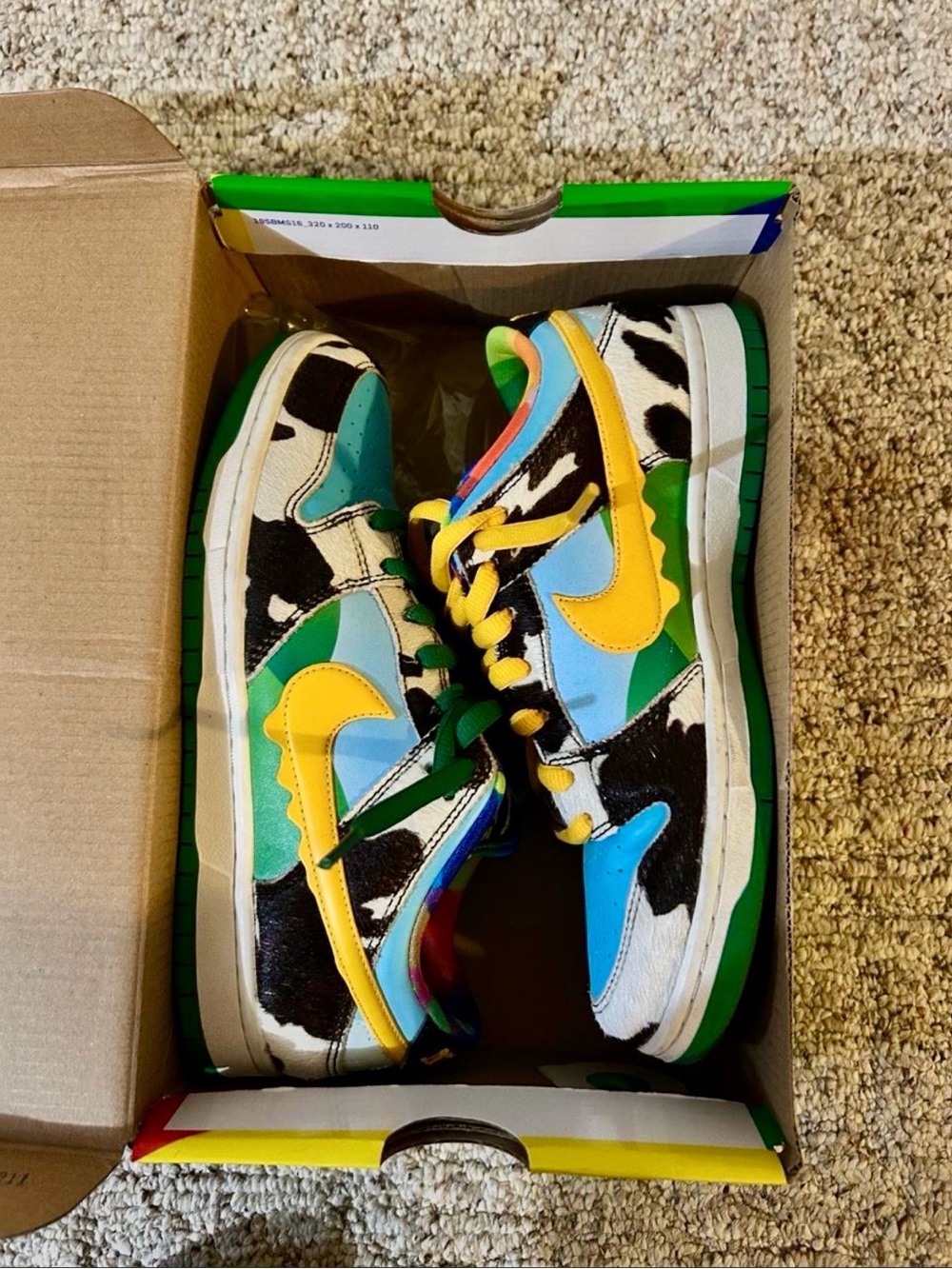 Nike SB × Ben and Jerry's ice cream multicoloured SB dunks sneakers - Picture 7 of 8